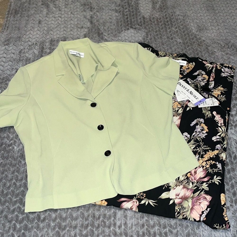 NWT Danny & Nicole 2 Piece Blazer and Maxi Dress. Size 18.